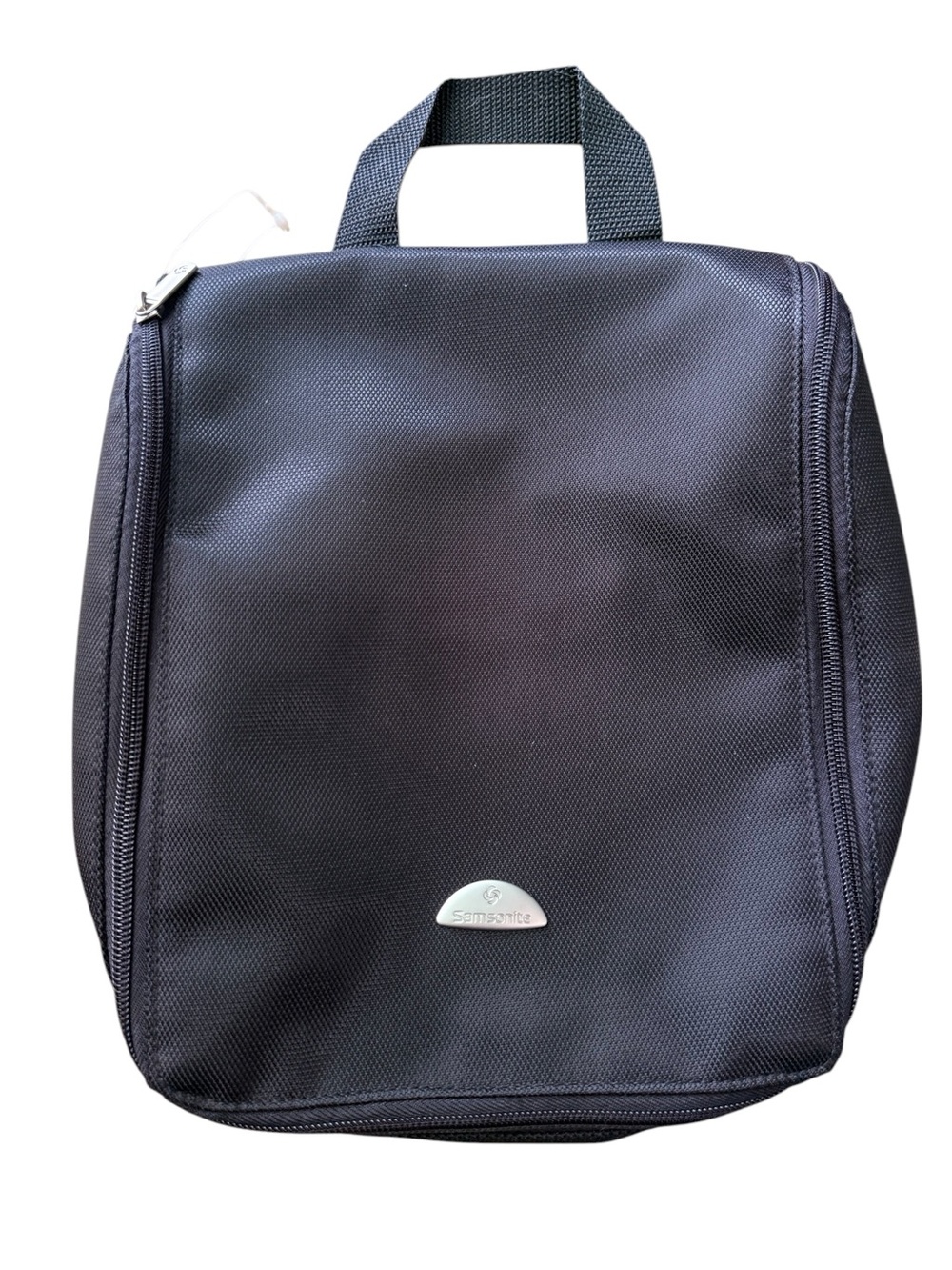 Samsonite Hanging Travel Toiletry Bag Black Organizer Cosmetic Shaving Kit
